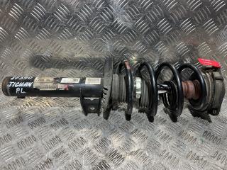 стойка передняя левая Volkswagen Tiguan 1 поколение [рестайлинг] 2012, 2.0 л., CCZA, бензин, АКПП, внедорожник 5 дв., 5N0412021EB