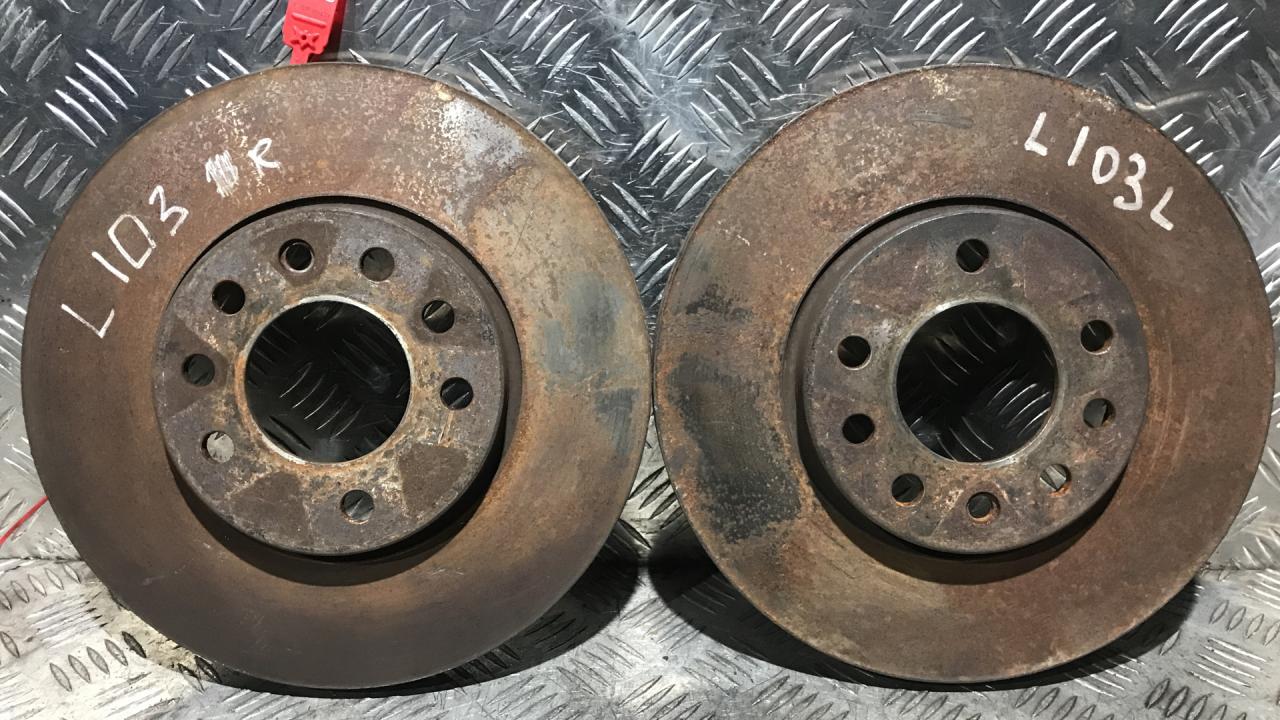 диск тормозной передний Opel Meriva 1 поколение (A) 2004, 1.7 л., Y 17 DTL, дизель, 5МКПП, минивэн - фото №1