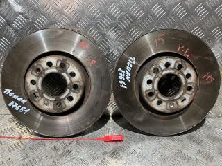 диск тормозной передний Volkswagen Tiguan 1 поколение 2008, 2.0 л., CAWA, бензин, АКПП, внедорожник 5 дв.