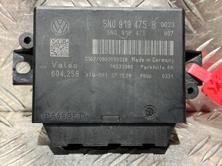 блок управления парктрониками Volkswagen Tiguan 1 поколение 2008, 2.0 л., CAWA, бензин, АКПП, внедорожник 5 дв., 5N0919475B