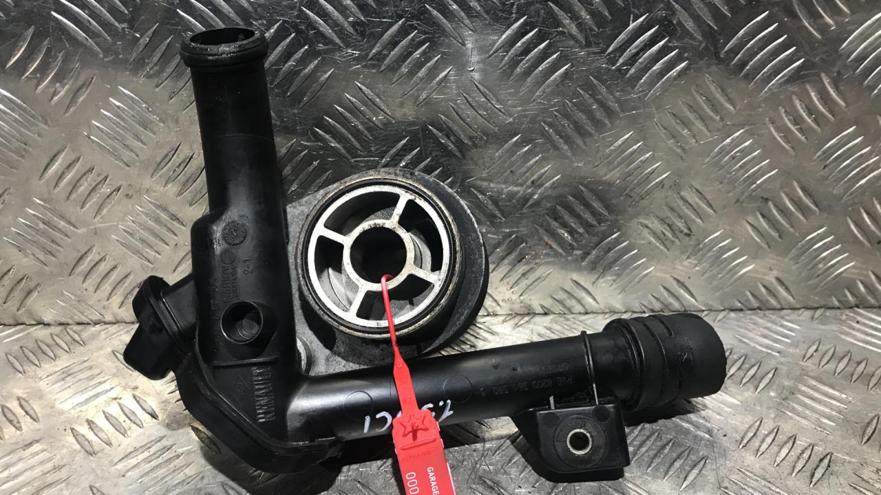 теплообменник масляного фильтра Renault Clio 3 поколение 2007, 1.5 л., DCi, дизель, МКПП, 8200267937F, 8200261590D - фото №1