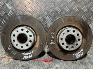 диск тормозной передний Volkswagen Tiguan 1 поколение [рестайлинг] 2012, 2.0 л., CCZA, бензин, АКПП, внедорожник 5 дв.