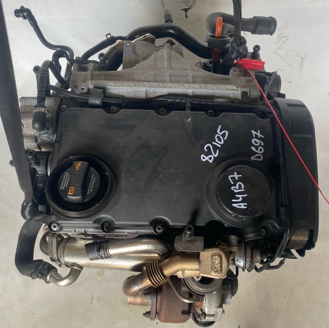 двигатель Audi A4 B7 2006, 2.0 л., BRE, дизель, 6МКПП, универсал, BRE - фото №1