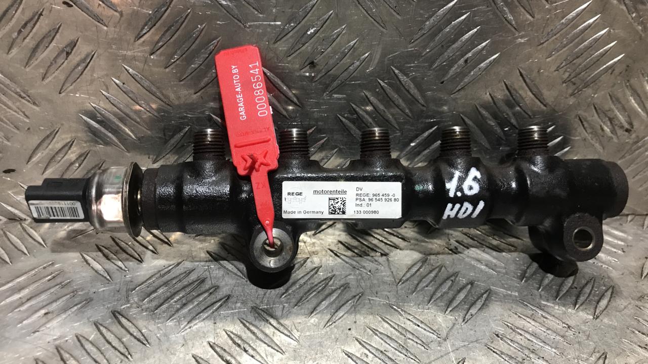 датчик давления топлива Citroen Jumpy 2 поколение 2009, 1.6 л., 9HU (DV6UTED4), дизель, 5МКПП, минивэн, 9654592680, 96.554.654.80, 965459-0 - фото №1