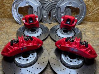 комплект тормозов BMW M5 F90 2017, 4.4 л., S63B44T4, бензин, АКПП, седан, 7991102, 7991104