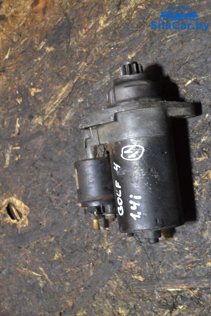 стартер Volkswagen Golf 4 поколение (1997 - 2006), 1.9 л., дизель, МКПП - фото №1