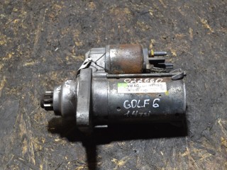 стартер Volkswagen Golf 6 поколение (2008 - 2012), 1.4 л., Ti, CAXA, бензин, МКПП, 02Z911023G