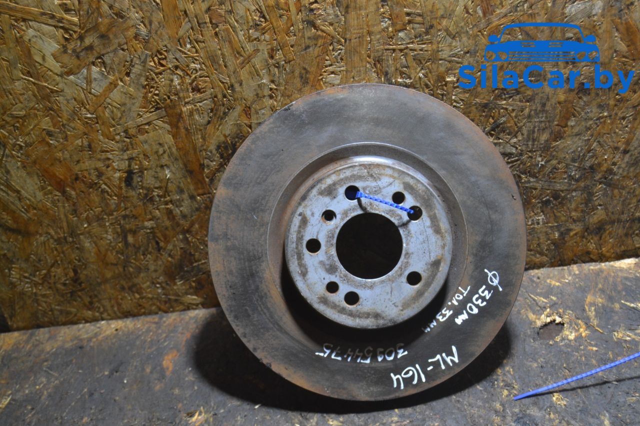 диск тормозной передний Mercedes-Benz M-Класс W164 2005, 3.0 л., дизель - фото №1