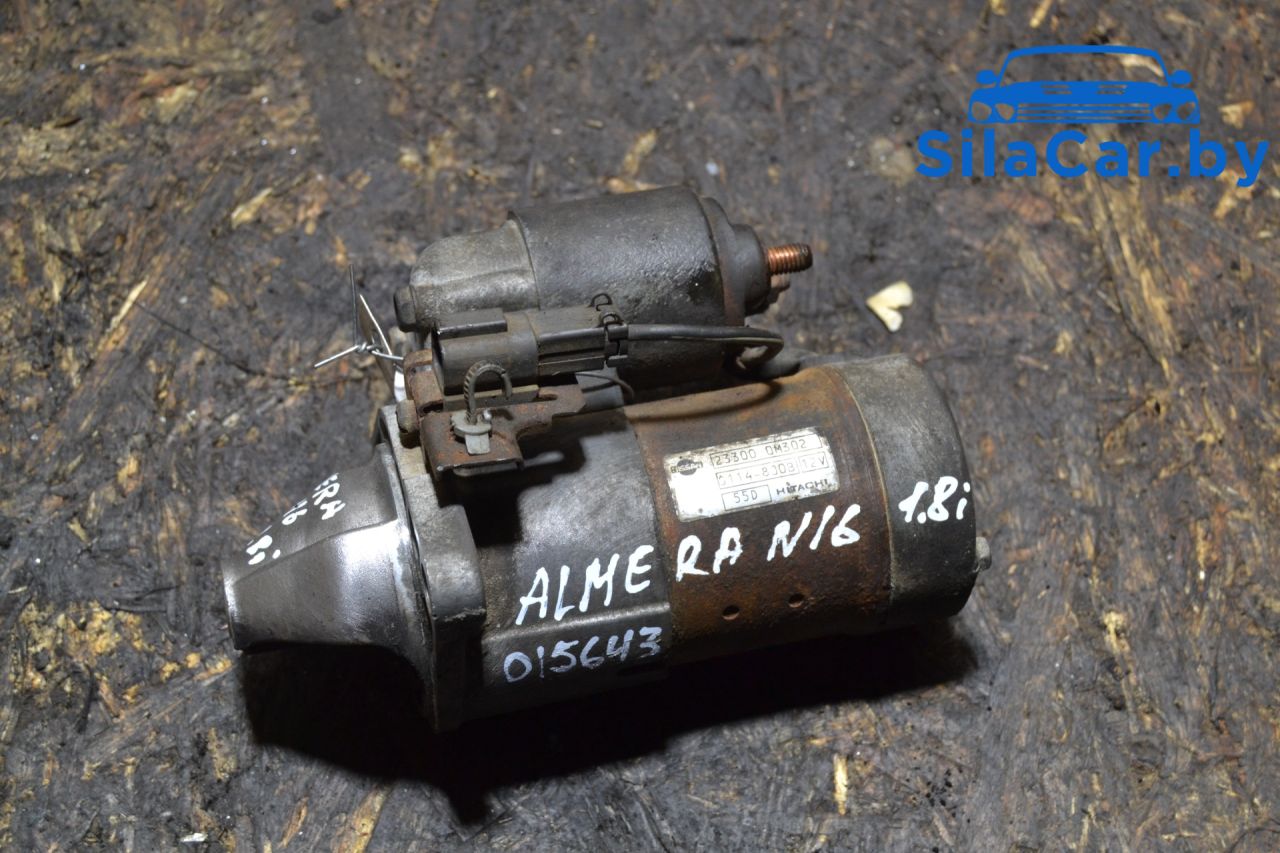 стартер Nissan Primera P12 (2001 - 2008), 1.8 л., бензин, 233000M302 - фото №1