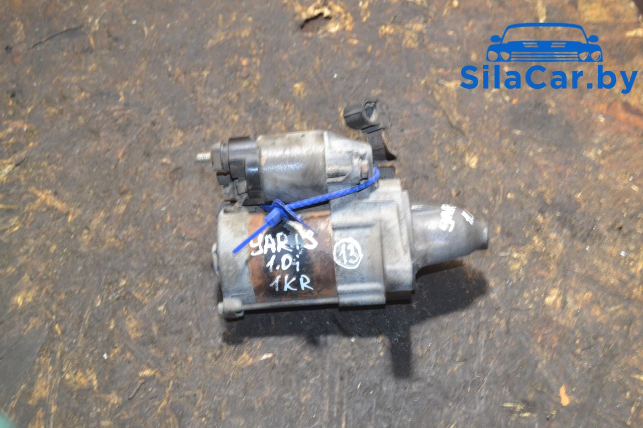 стартер Toyota Yaris XP9 (2005 - 2009), 1.0 л., 1KR-FE, бензин, 2810040070 - фото №1