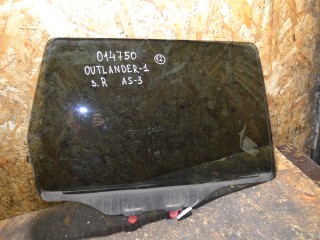 стекло двери задней правой Mitsubishi Outlander 1 поколение 2004