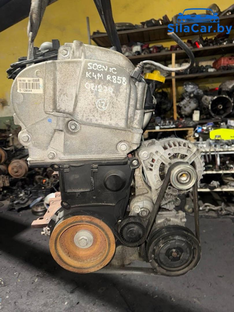 двигатель Renault Scenic 3 поколение (2009 - 2012), 1.6 л., K4M 858, бензин, МКПП, K4M858, K4MR858 - фото №1
