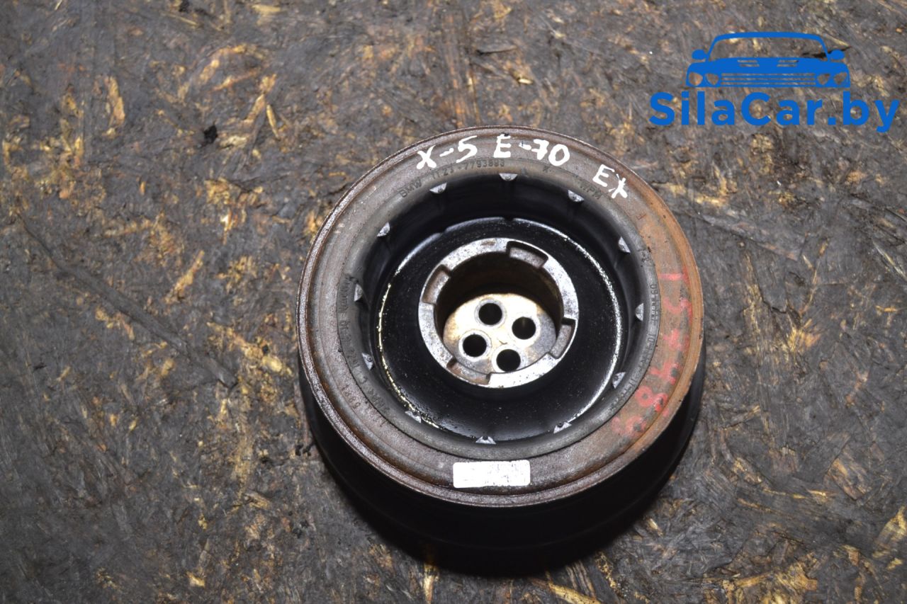 шкив коленвала BMW X5 E70 (2006 - 2010), 3.0 л., дизель, 7793593, 11237793593 - фото №1