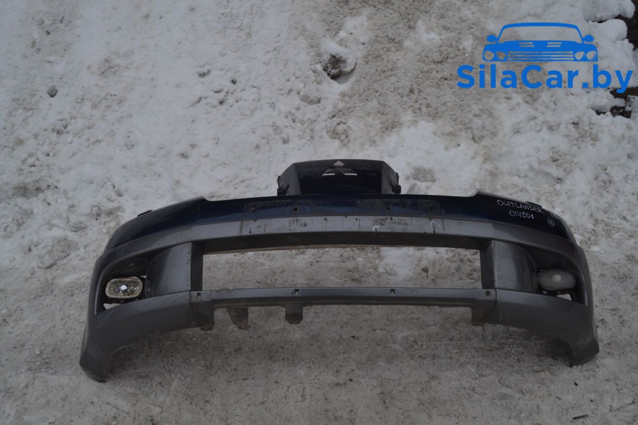 бампер передний Mitsubishi Outlander 1 поколение 2004 - фото №1