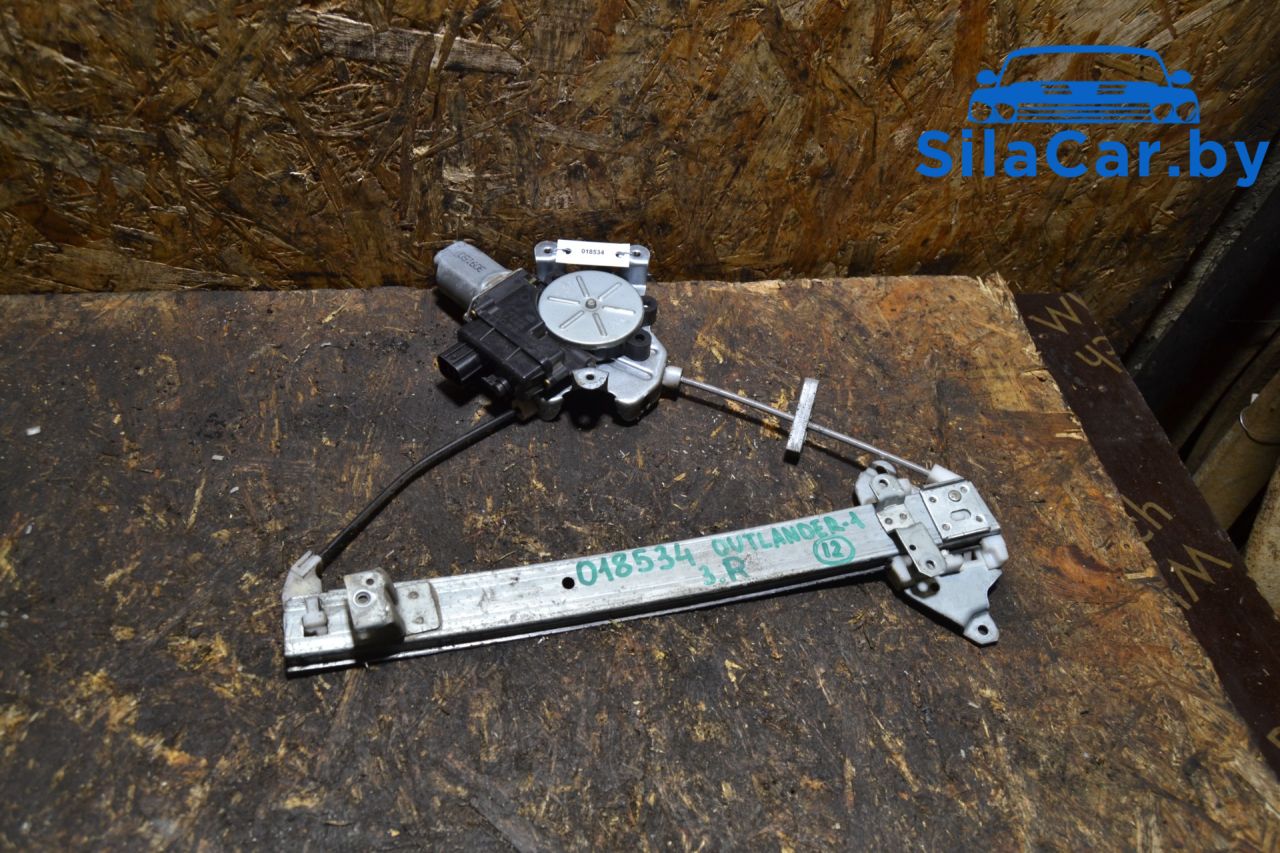 стеклоподъемник электрический задний правый Mitsubishi Outlander 1 поколение 2004 - фото №1