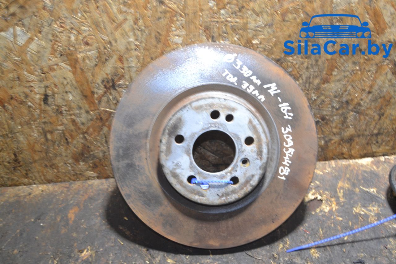 диск тормозной передний Mercedes-Benz M-Класс W164 2005, 3.0 л., дизель - фото №1
