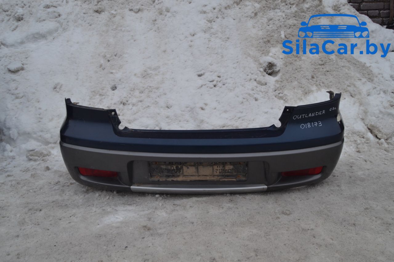 бампер задний Mitsubishi Outlander 1 поколение 2004 - фото №1