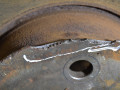 диск тормозной передний Volkswagen Transporter T4 1996 - фото №2