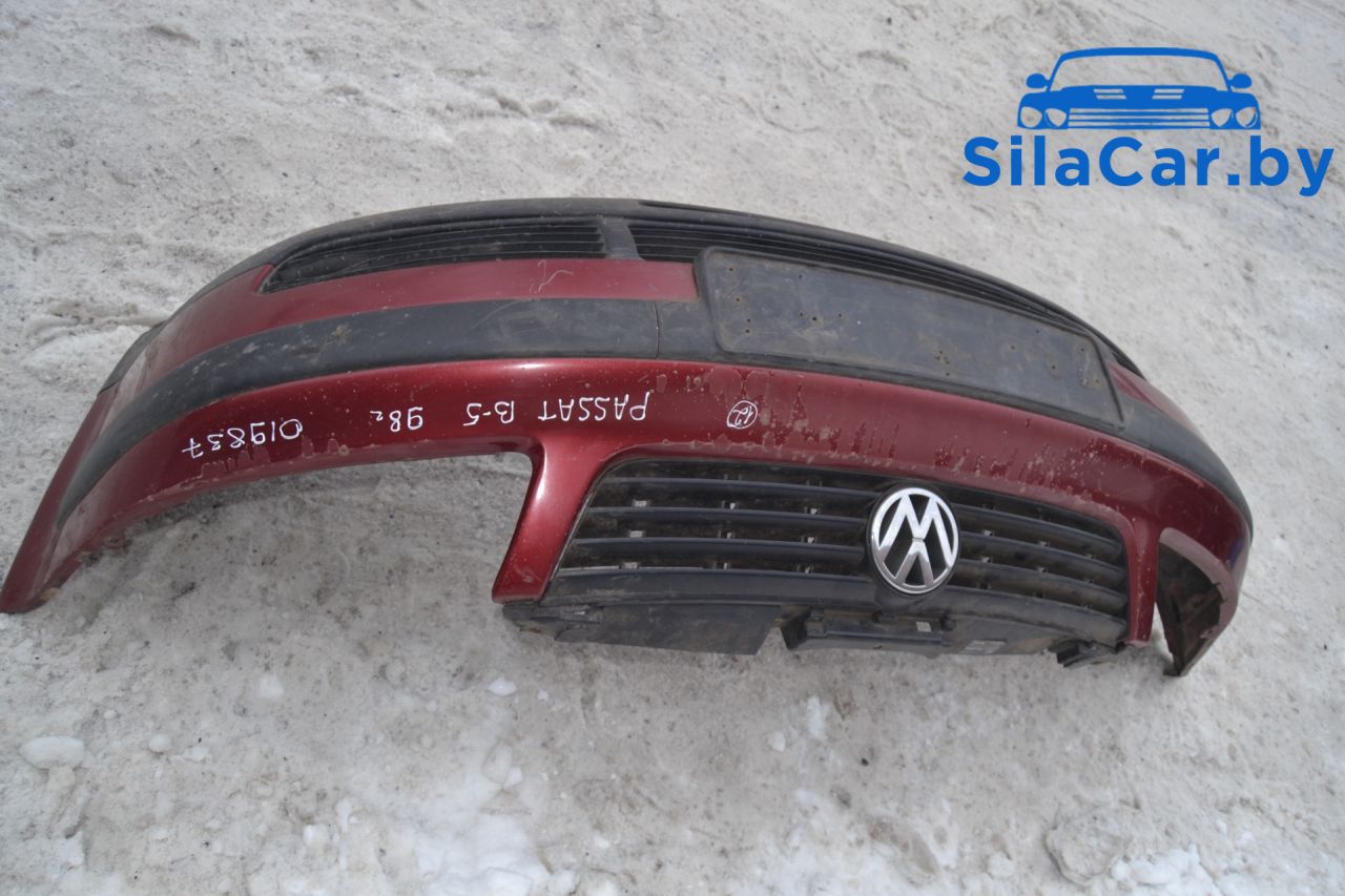 бампер передний Volkswagen Passat B5 (1996 - 2001), 1.9 л., дизель - фото №1