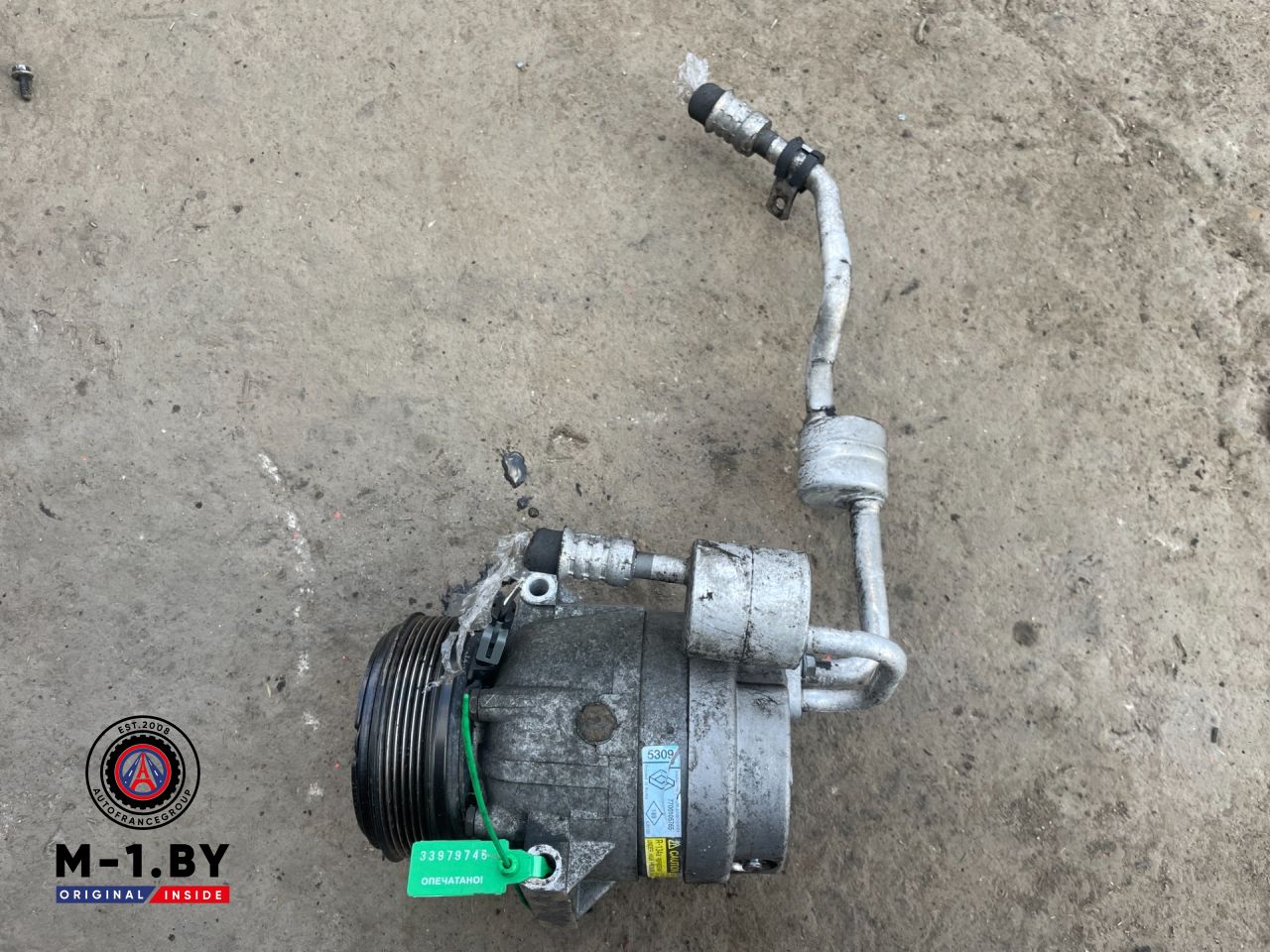 компрессор кондиционера Renault Espace 3 поколение (1996 - 2002), 2.2 л., дизель, 7700105765 - фото №1