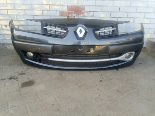 бампер передний Renault Megane 2 поколение [рестайлинг] (2006 - 2012)