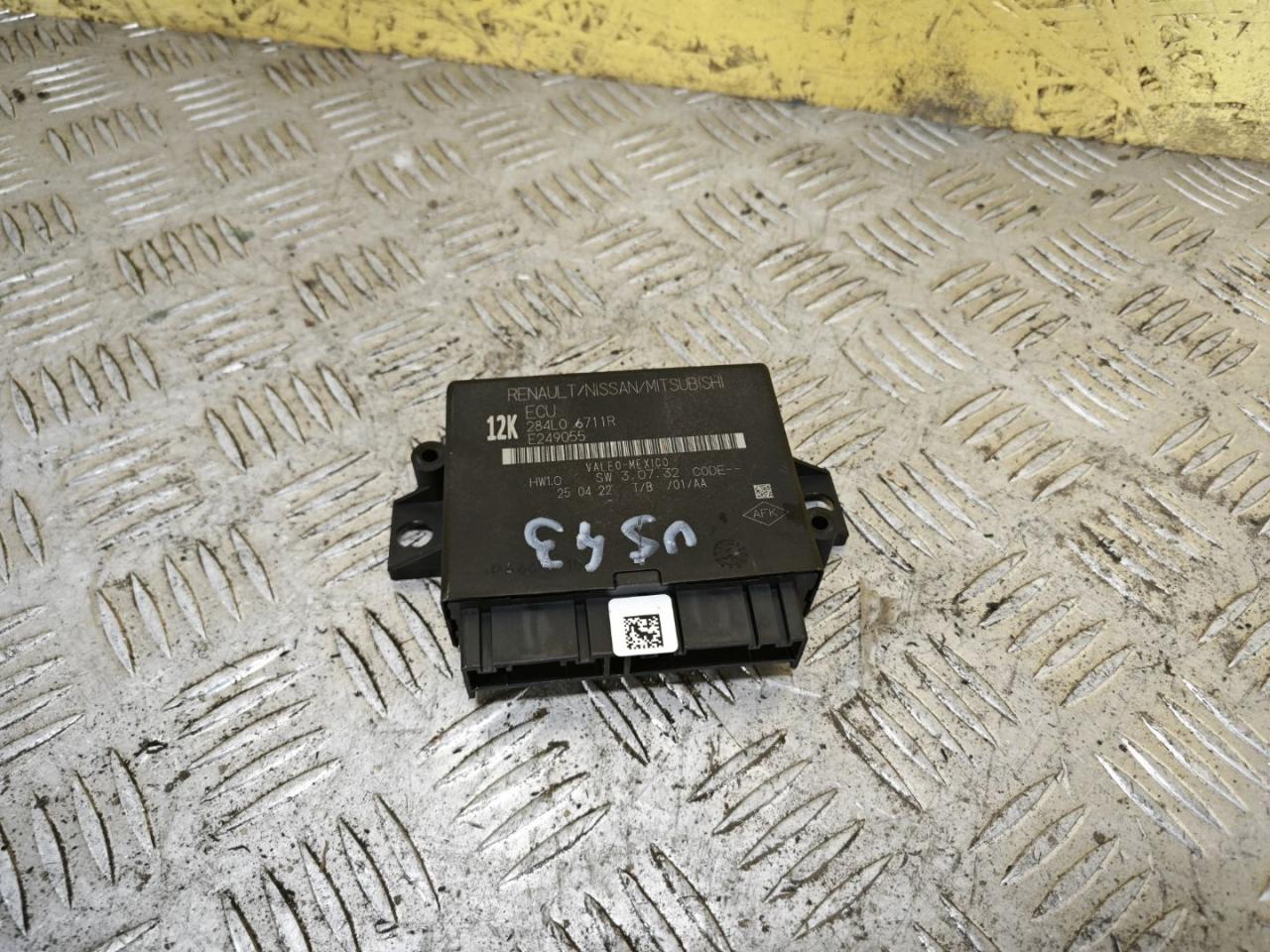 блок управления парктрониками Nissan Rogue T33 2022, 1.5 л., бензин, АКПП, серый, внедорожник 5 дв., полный подключаемый привод, 284L06711R - фото №1