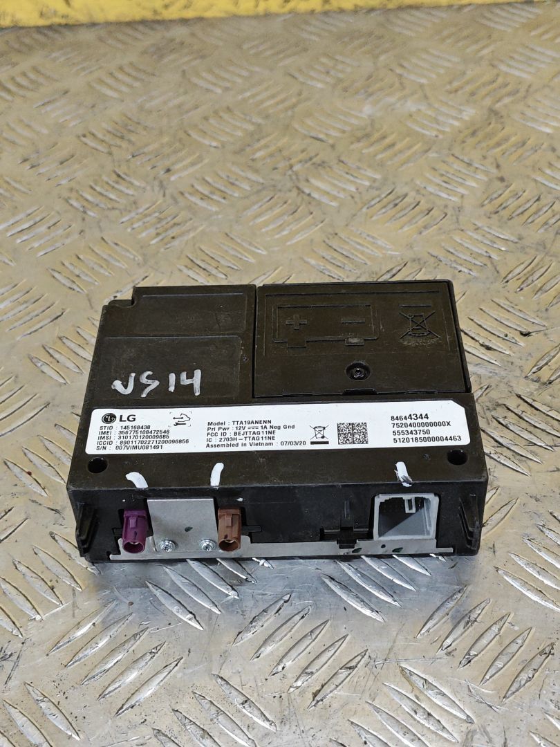 блок Bluetooth Chevrolet Equinox 3 поколение 2020, 1.5 л., бензин, АКПП, чёрный, передний привод, 84644344 - фото №1