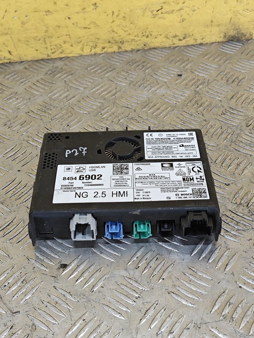 блок радио Chevrolet Traverse 2 поколение 2019, 3.6 л., бензин, АКПП, внедорожник 5 дв., 84546902 - фото №1