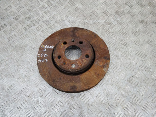 диск тормозной передний Renault Laguna 3 поколение 2012, 2.0 л., дизель