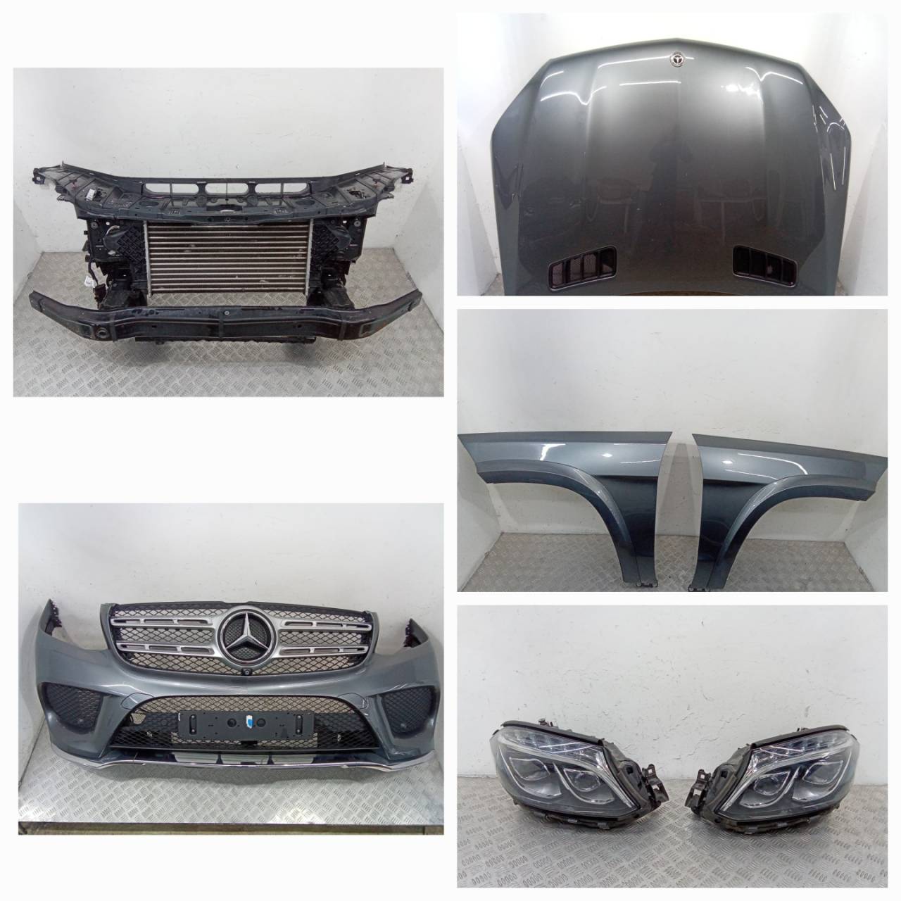 передняя часть (ноускат) Mercedes-Benz GLS-Класс X166 2018, A1669062903, A1669063003 - фото №1