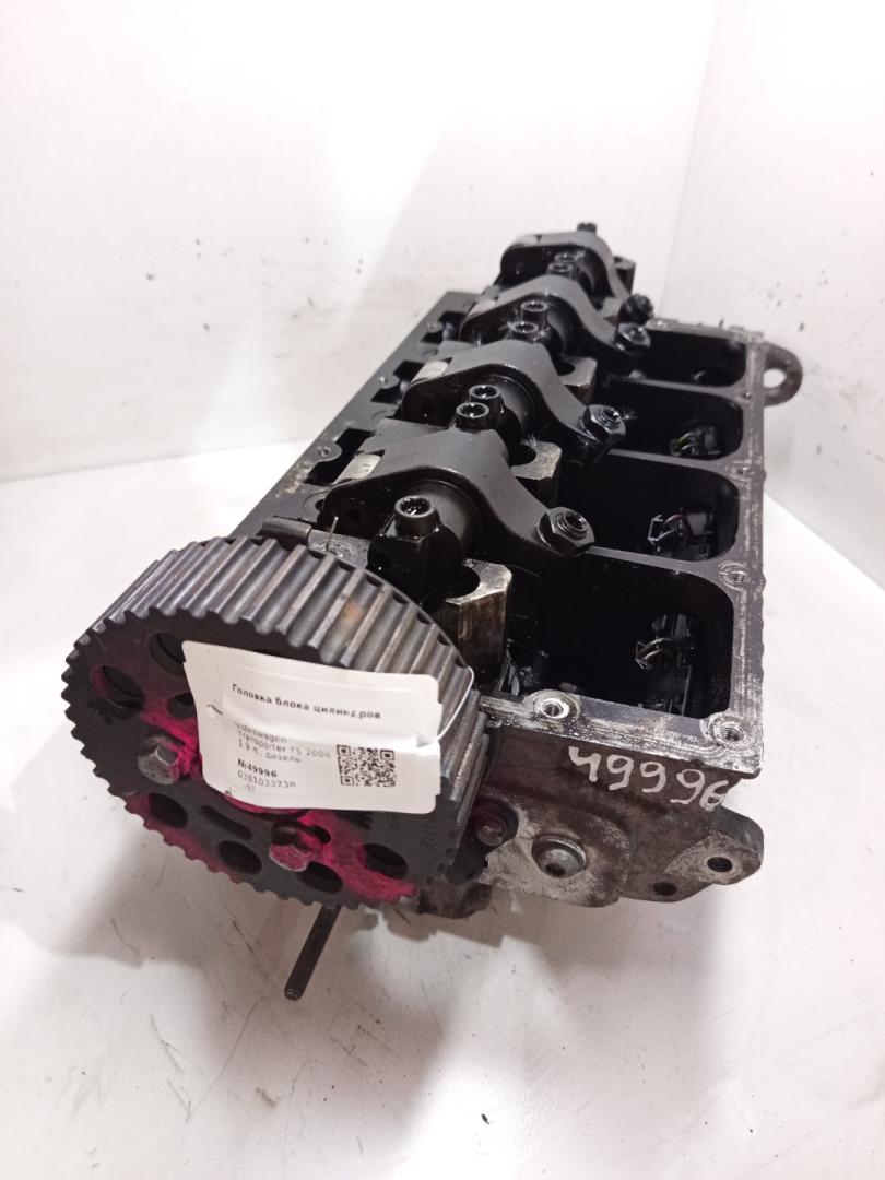 головка блока цилиндров Volkswagen Transporter T5 2006, 1.9 л., дизель, 038103373R - фото №1