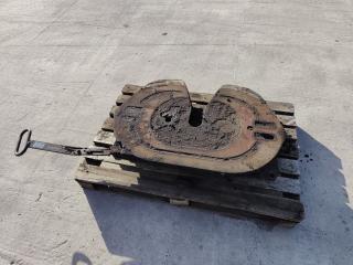 седельно-сцепное устройство MAN TGX 1 поколение 2015, 12.4 л., D 2676 LF 26, дизель, МКПП, 81427106287, 81427106307