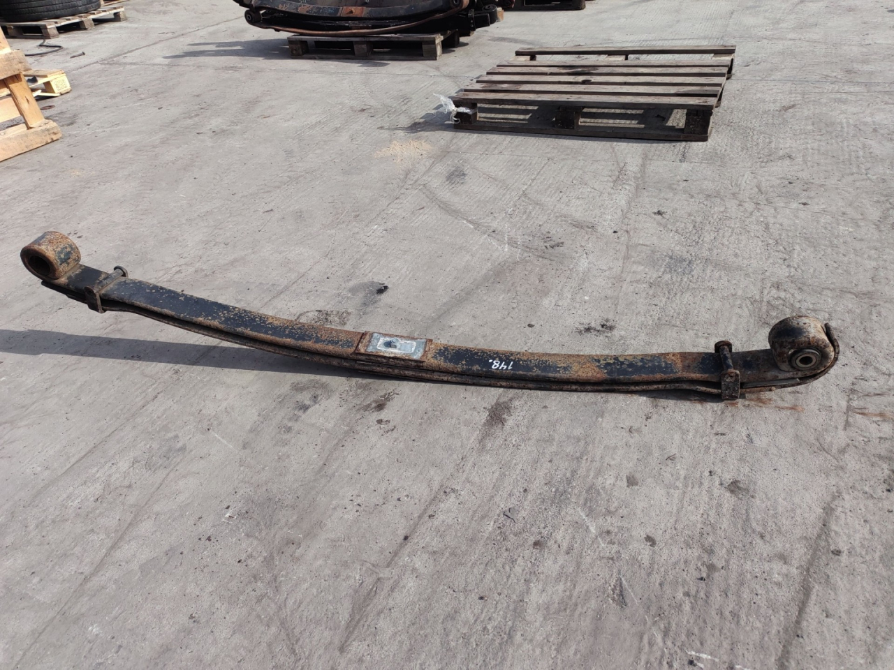 рессора передняя MAN TGA 1 поколение 2005, 10.5 л., D 2066 LF 01, дизель, МКПП, 81434026302, 81434026219, 81434026301, 81434026320, 81434026336 - фото №1