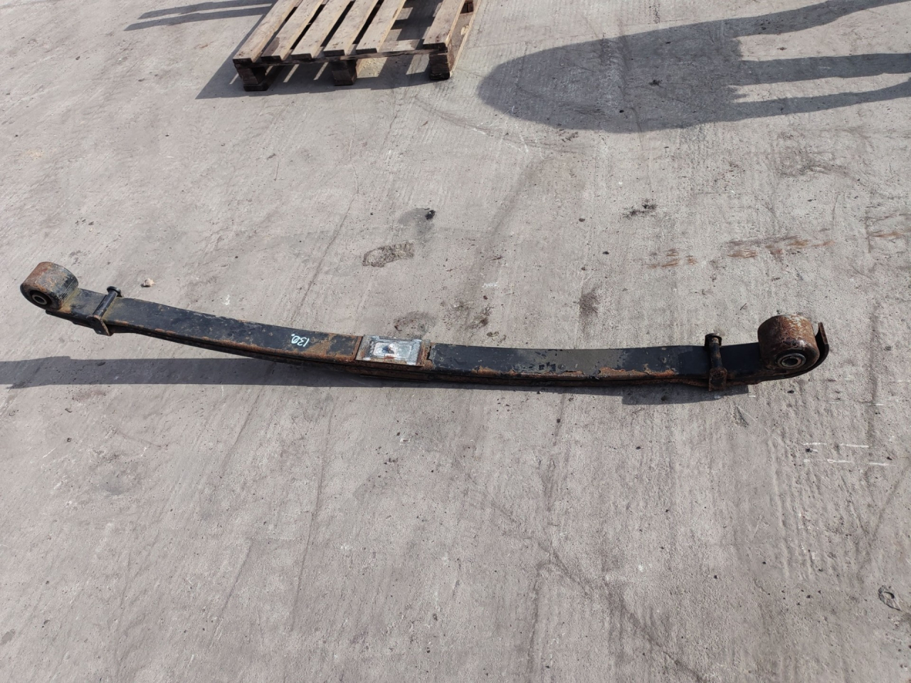 рессора передняя MAN TGA 1 поколение 2005, 10.5 л., D 2066 LF 11, дизель, АКПП, 81434026305, 81434026304, 81434026277, 81434026334 - фото №1