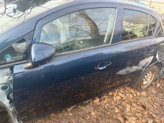 дверь передняя левая Opel Corsa D 2010, синий, хетчбэк 5 дв., 93189328
