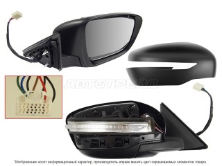 зеркало наружное правое Mitsubishi ASX 1 поколение 2010, 7632A084