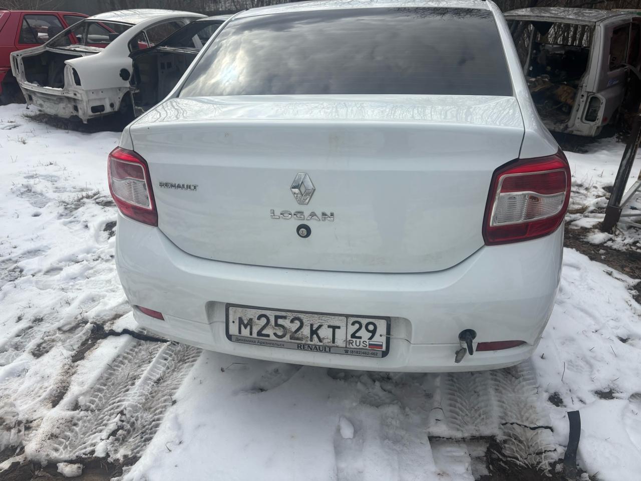 крышка багажника (дверь 3-5) Renault Logan 2 поколение 2014, седан, 901006652R - фото №1