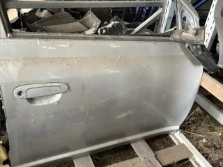 дверь передняя правая Toyota Yaris P1 [рестайлинг] 2003, серебристый, хетчбэк 5 дв.