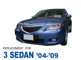 фара противотуманная правая Mazda 3 BK 2004, седан, BN8V51680A, 216-2010R-UQD