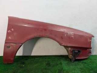крыло переднее правое Audi 80 B3 1990, 1.8 л., бензин, МКПП, оранжевый, седан, передний привод