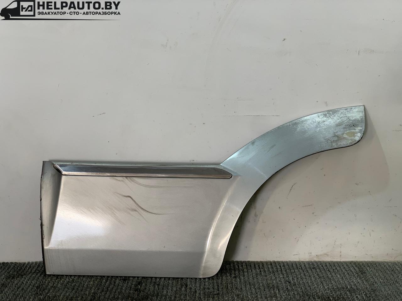 молдинг двери задней левой Hyundai Terracan 1 поколение 2003, 2.5 л., D4BH, дизель, АКПП, серебристый, внедорожник 5 дв., полный подключаемый привод - фото №1