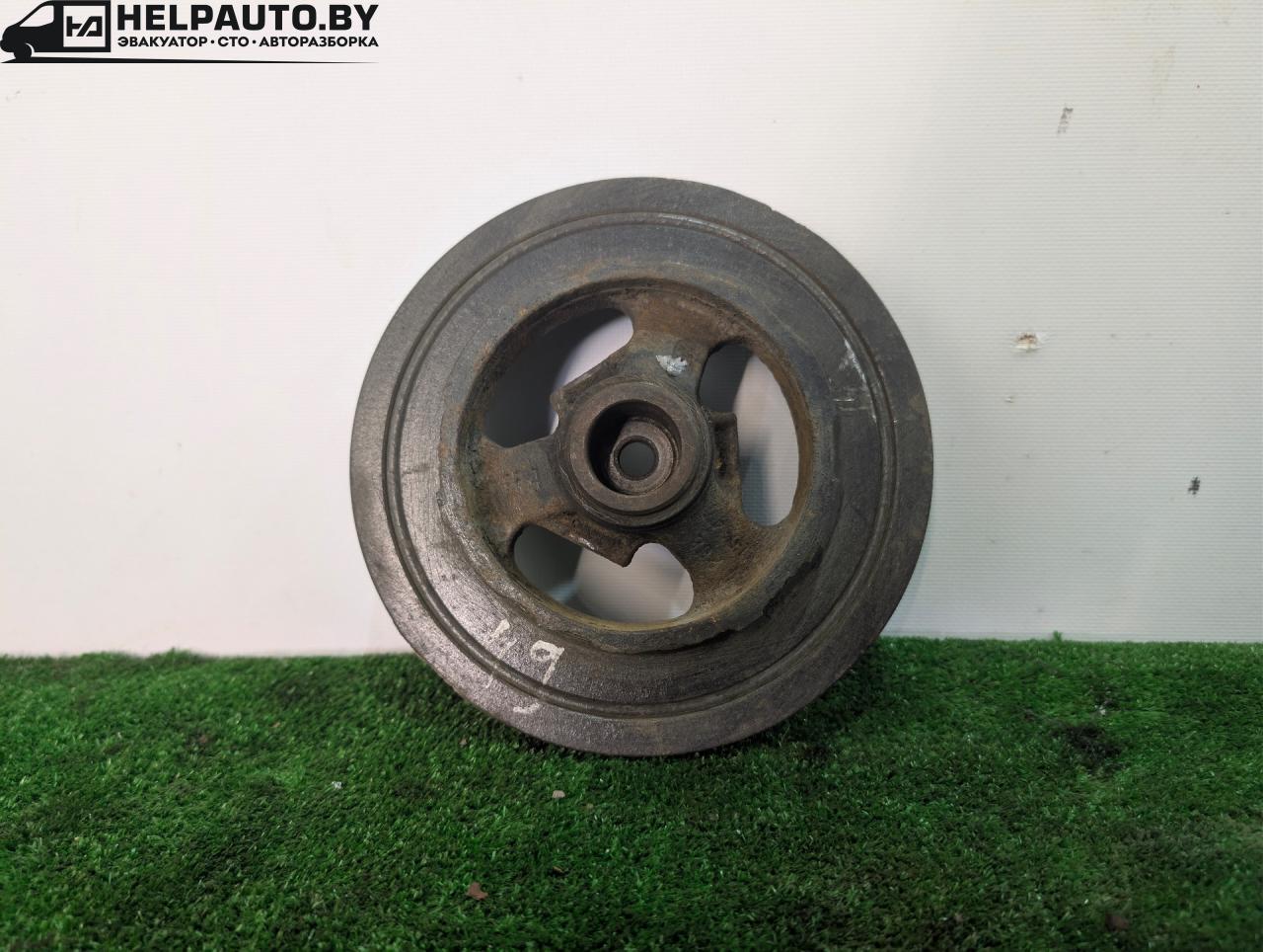 шкив коленвала Chrysler Voyager 3 поколение 1998, 2.4 л., EDZ, бензин, МКПП, чёрный, минивэн, передний привод - фото №1