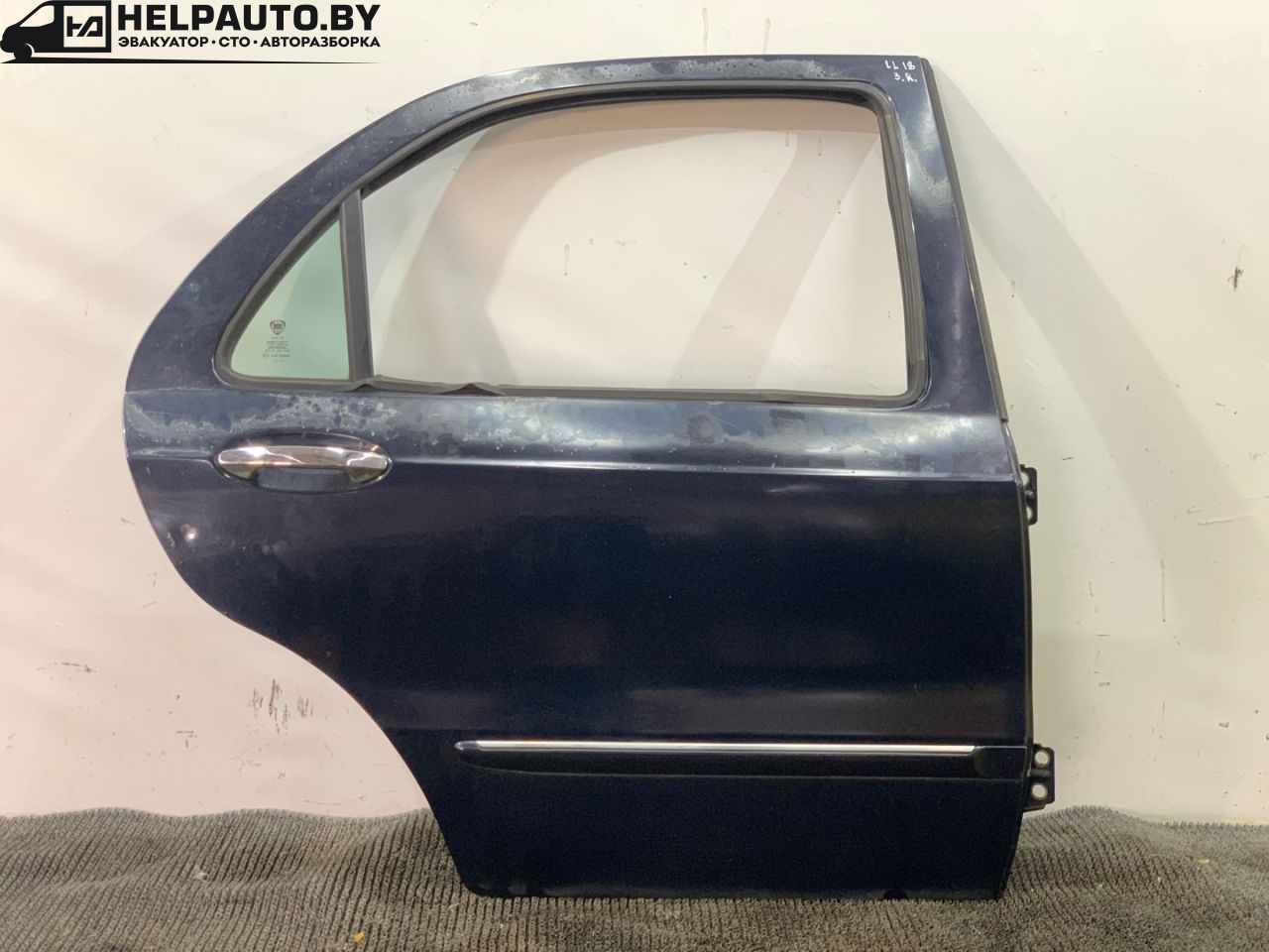 дверь задняя правая Lancia Lybra 1 поколение 839 2000, 1.8 л., i, 839 A9.000, бензин, МКПП, синий, универсал, передний привод - фото №1