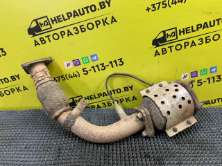 труба приемная глушителя Kia Sportage 1 поколение 2000, 2.0 л., FE (16V), бензин, МКПП, зеленый, полный подключаемый привод, правый руль