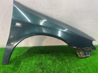 крыло переднее правое Citroen Xsara 1 поколение 1998, 1.6 л., бензин, 5МКПП, зелёный, хетчбэк 3 дв., передний привод