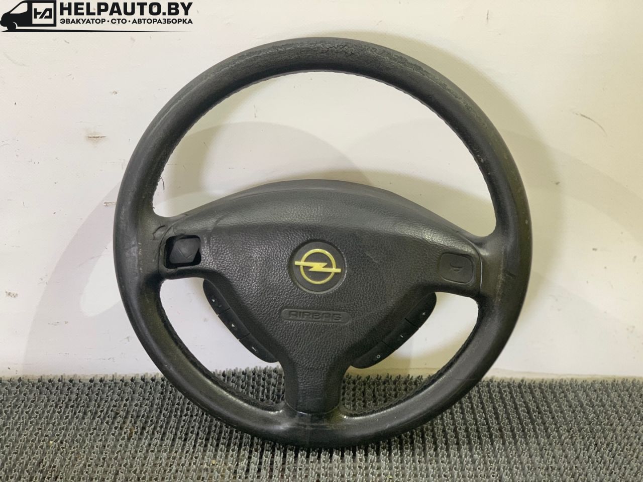 руль Opel Zafira 1 поколение (A) 1999, 1.8 л., бензин, МКПП, серый, передний привод - фото №1