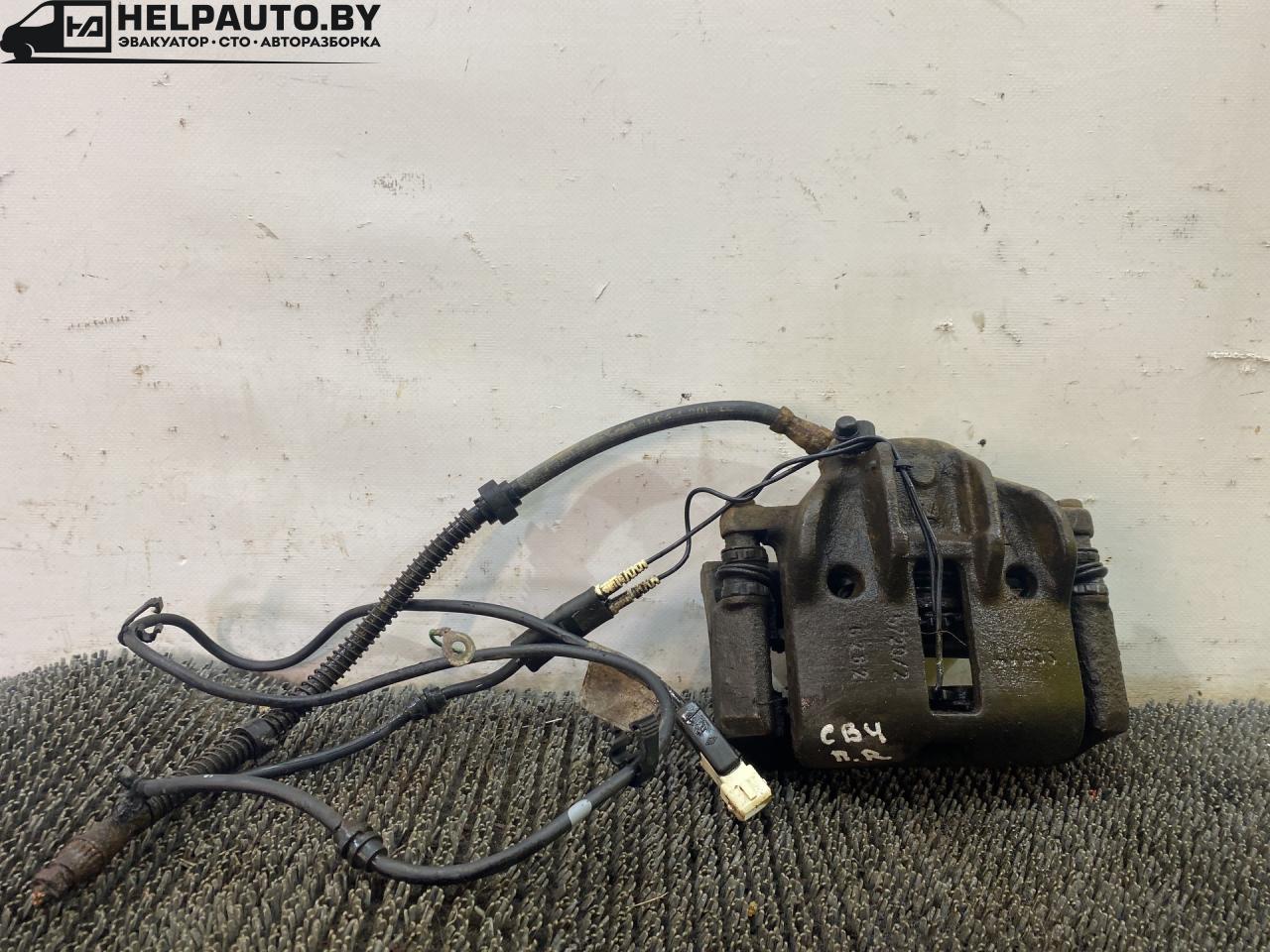 суппорт передний правый Citroen Berlingo 1 поколение (M49) 1998, 1.9 л., DHX (XUD9TF/BTF), дизель, МКПП, белый, фургон, передний привод - фото №1