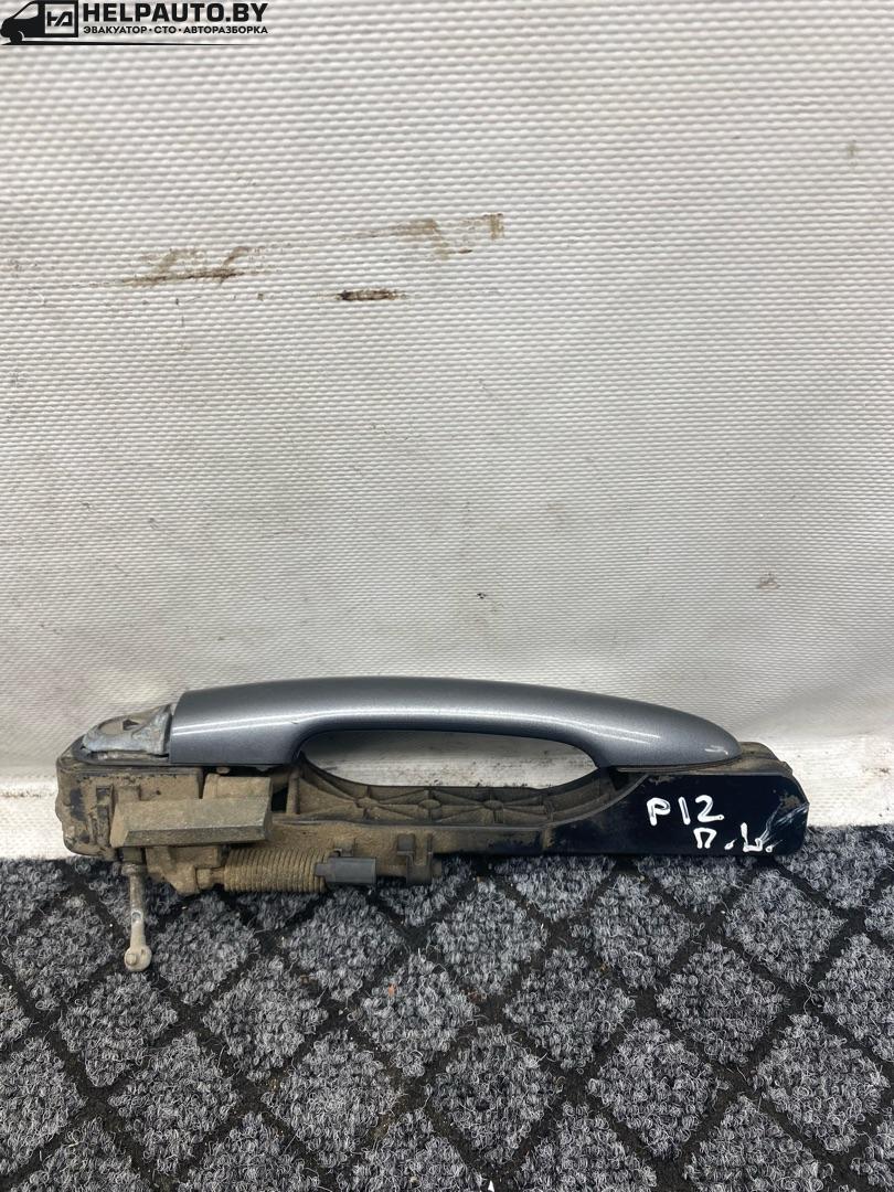 ручка наружная Nissan Primera P12 2002, 2.2 л., дизель, универсал, передний привод, 80611AV600 - фото №1