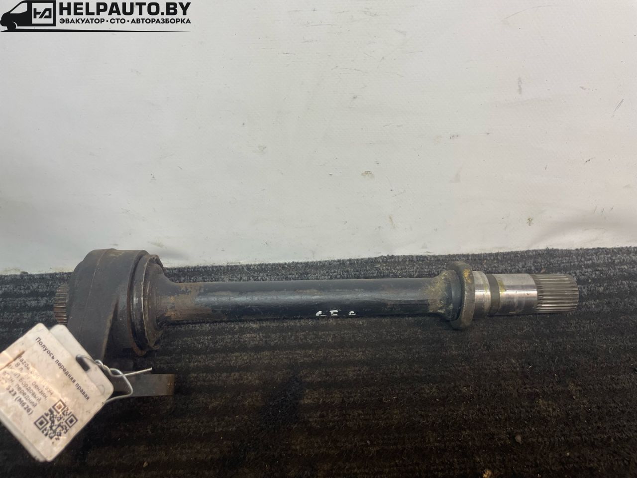 полуось передняя правая (приводной вал, ШРУС) Mazda 626 GE 1994, 1.8 л., FP, бензин, МКПП, бордовый, седан, передний привод - фото №1