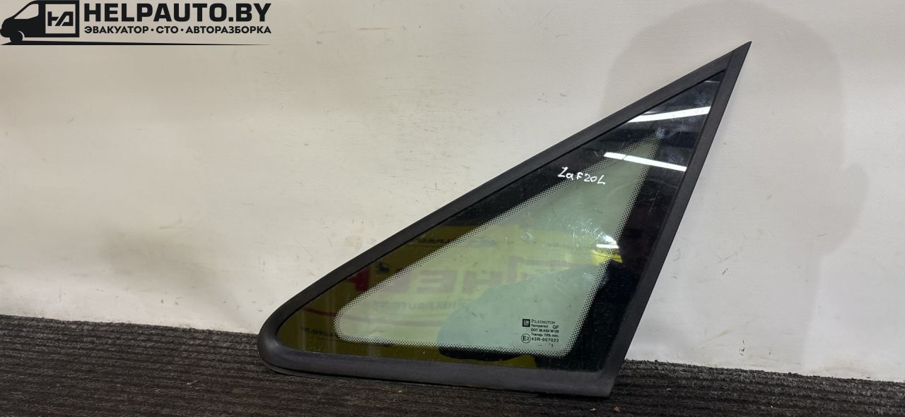 стекло кузовное боковое левое Opel Zafira 1 поколение (A) 1999, 1.8 л., бензин, МКПП, серый, передний привод, AS2, 36AS2M129, WOLOTGF75X2307458 - фото №1